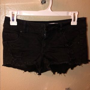 Charlotte Russe. Ripped black shorts
